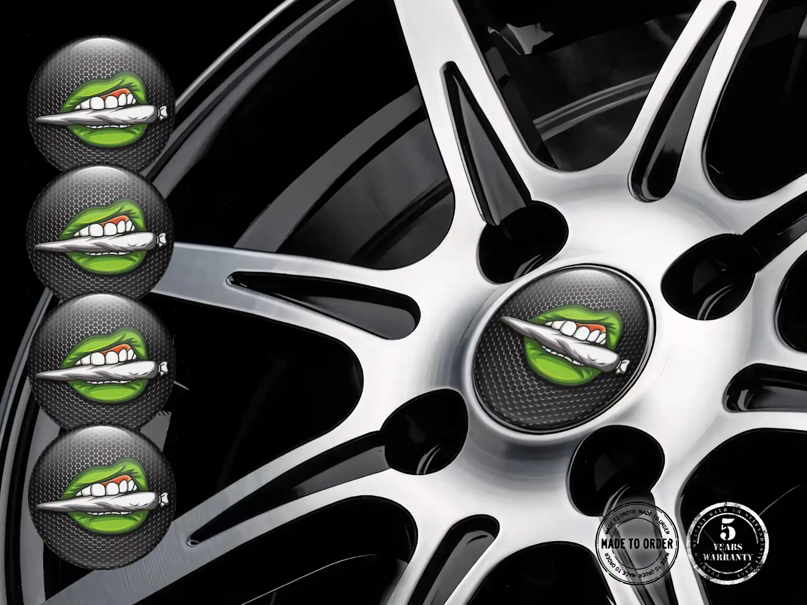 Rim decals for cars Custom Brand Racing Wheel Badge